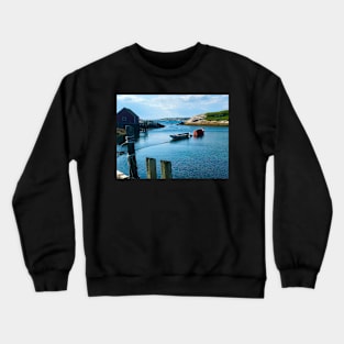 Summer day on Peggy’s Cove, Nova Scotia Crewneck Sweatshirt